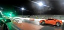Ferrari F8 Tributo vs Porsche 911.2 Turbo S drag race