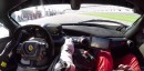 Ferrari FXX K hooning at Daytona