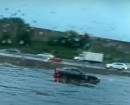 Ferrari Gets Stranded on Flooded New Jersey Highway