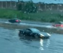 Ferrari Gets Stranded on Flooded New Jersey Highway