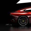 Ferrari GTC4 Grand Lusso four-door rendering