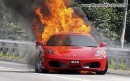 Ferrari F430 fire