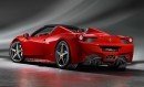 Ferrari 458 Spider leaked image
