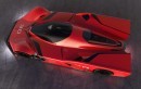 Ferrari Le Mans Hypercar (independent rendering)