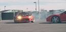 Ferrari-powered Toyota GT86 drifting