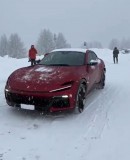 Ferrari Purosangue: The Ultimate Luxury SUV Filmed on Snow