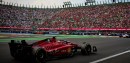 Charles Leclerc on Track at the Mexico GP