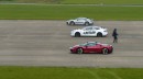 Ferrari SF90 vs Porsche 911 Turbo S and Tesla Model S Plaid