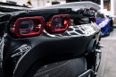 Modified Ferrari SF90 with carbon fiber body kit