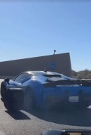 The wheel of a Ferrari SF90 Stradale flew off on the highway