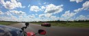 Ferrari SF90 Takes On the LaFerrari, Plus a Surprise Apparition From a Bugatti Chiron