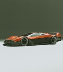 Ferrari supercar study and Corvette C4 renderings by al.yasid