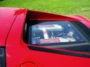 Ferrari Testarossa with Transparent Engine Cover