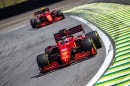 Ferrari's Charles Leclerc and Carlos Sainz