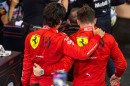 Ferrari's Charles Leclerc and Carlos Sainz