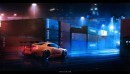 Nissan GT-R apocalyptic machine rendering