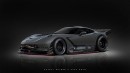 Corvette Stingray apocalyptic machine rendering