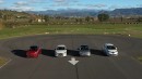 Fiat 500e vs. Honda e vs. MINI Cooper SE vs. Peugeot e-208 vs. Mazda MX-30 vs. Renault Zoe vs. VW e-Up! vs. smart EQ forfour