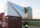 FCA Sign Revealed at Chrysler Group Headquarters