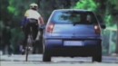 Fiat joked about how bicycle riders and drivers can have a difficult relationship in traffic