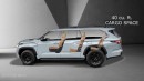 2024 Toyota Grand Sequoia rendering by AutoYa