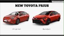 Toyota Prius CGI new generation by Digimods DESIGN