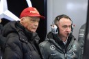 Nicky Lauda and Paddy Lowe