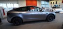 Tesla Model Y Performance Finished in Quicksilver