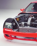 Mercedes-Benz SL 500 widebody Hot Rod rendering by ar.visual_