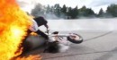 Fire stunt goes wrong