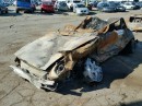 Fire-killed Porsche 911