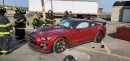 Firefighters Cut Up 2020 Ford Mustang Shelby GT500 Prototype for Training