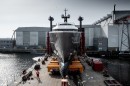 Damen's first Amels 60 luxury superyacht leaves its shed