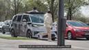 Autonomous Volkswagen ID. Buzz prototype in action