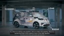 Autonomous Volkswagen ID. Buzz prototype in action