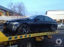 BMW F10 M5 crash