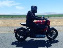 First trip across the U.S. from border to border done on a Harley-Davidson LiveWire