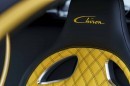 Black and yellow Bugatti Chiron