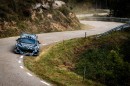Sébastien Loeb testing M-Sport Ford Puma Rally1 WRC car