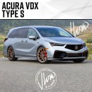 2025 Honda Odyssey Type R & Acura VDX Type S renderings