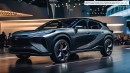 2025 Toyota Corolla Cross Electric rendering by AutomagzPro