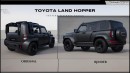 Toyota Land Cruiser Compact SUV rendering