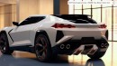 Chevy Corvette SUV Blackwing rendering by Auto Om TV