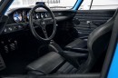 Volvo P1800 Cyan interior and engine