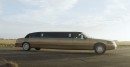 Stretched 1999 Lincoln Town Car limousine