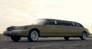 Stretched 1999 Lincoln Town Car limousine