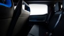 Fisker PEAR holds several surprises inside, including a bench seat in the front row