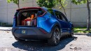Fisker PEAR holds several surprises inside, including a bench seat in the front row