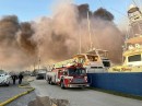Massive fire engulfs five yachts in New Orleans