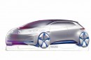 Volkswagen I.D. electric vehicle concept